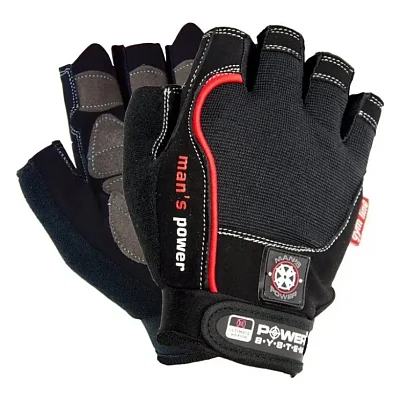 Рукавички для фітнесу Power System Mans Power PS-2580 Black XL (PS-2580_XL_Black)