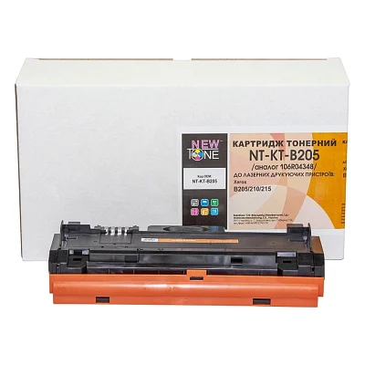 Картридж NewTone Xerox B205/210/215, 106R04348 Black 3K (NT-KT-B205)