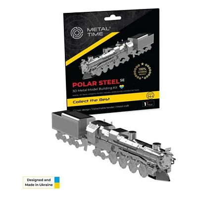 Конструктор Metal Time Колекційна модель Polar Steel SE Magic Express Train (MT082)