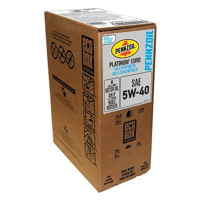 Моторна олива Pennzoil Platinum Euro 5W40 24/1 Qt Ecobox 22,71л.