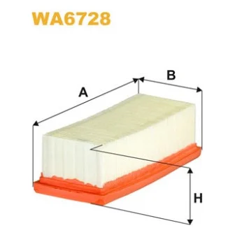 Повітряний фільтр для автомобіля Wixfiltron WA6728