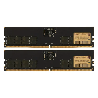 Модуль пам'яті для комп'ютера DDR5 32GB (2x16GB) 5600 MHz INTELIGENTES (IU5CIJ2/32)