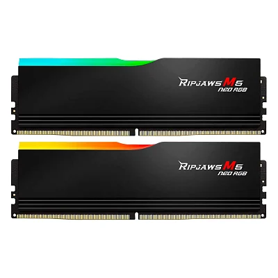 Модуль пам'яті для комп'ютера DDR5 64GB (2x32GB) 6000 MHz Ripjaws M5 Neo RGB G.Skill (F5-6000J3636F32GX2-RM5NRK)
