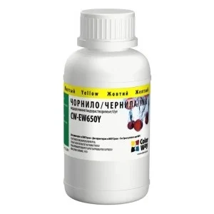 Чорнило ColorWay Epson SP R270/290 RX500 TX650 200мл Yellow (CW-EW650Y02)