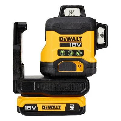 Лазерний нівелір DeWALT 18В XR Li-Ion, зелений промінь, 2Ah, ЗУ, кейс (DCLE34031D1)