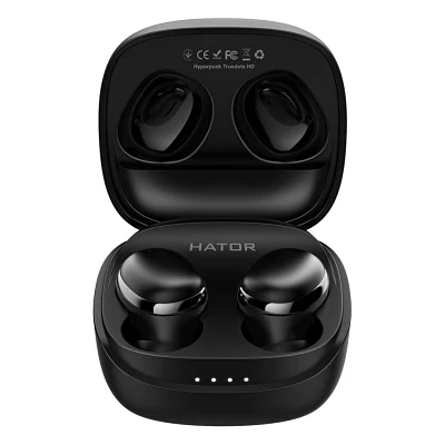 Навушники Hator Hyреrpunk Truedots SyncHUB Black (HTA411)