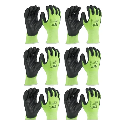 Захисні рукавиці Milwaukee Hi-Vis Cut розмір M/8, 12 пар (4932492914)