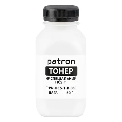 Тонер HP HCS-T, 50 г, black Patron (PN-HCS-T-B-050)