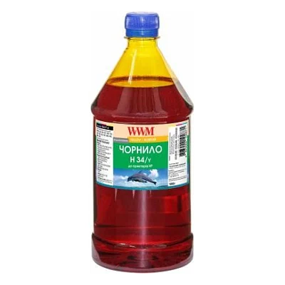 Чорнило WWM HP № 22/134/136 1000г Yellow (H34/Y-4)