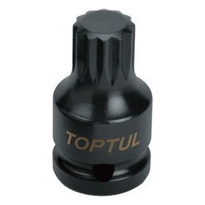 Головка торцева Toptul ударна SPLINE М18 L44мм 1/2" (KADB1618S)