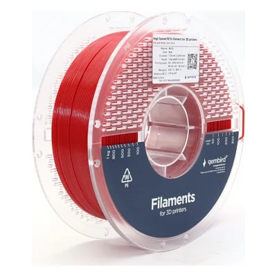 Пластик для 3D-принтера Gembird PETG High Speed, 1.75 мм, 1 кг, red (3DP-PETG1.75HY-01-R)