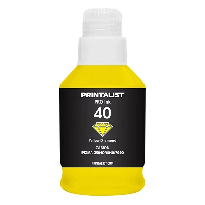 Чорнило Printalist Canon GI-40 для G5040/G6040 190г Yellow (PL40Y)