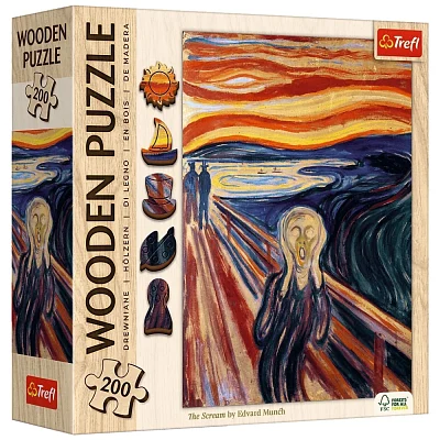 Пазл Trefl Wooden Крик 200 елементів (5900511202526)