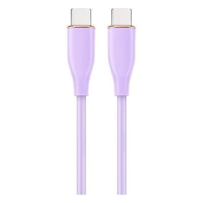 Дата кабель USB-C to USB-C 1.5m 3A Cablexpert (CC-USB2S-CMCM-1.5M-P)