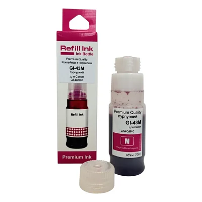 Чорнило Premium Quality Canon GI-43 70мл Magenta 4680C001 (70264930)