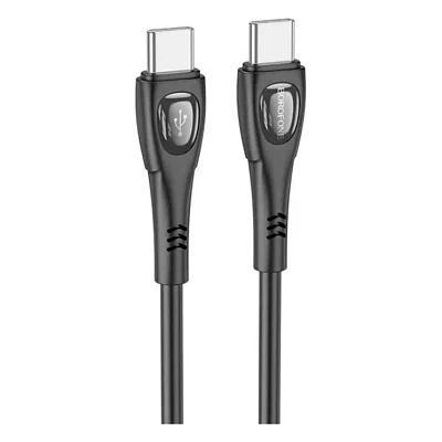 Дата кабель USB-C to USB-C 1.0m 60W Superior BX98 black BOROFONE (6941991104497)