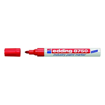 Маркер Edding Спеціальний промисловий лак-маркер Industry Paint 8750 2-4 мм Червоний (e-8750/02)