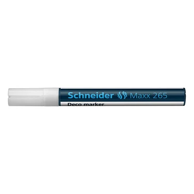 Маркер Schneider MAXX 265 крейдовий 2-3 мм, білий (S126549)