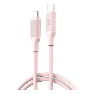 Кабель XO Type-C to Type-C NBQ265B-CC Pink
