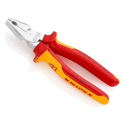 Плоскогубці KNIPEX комбіновані особливої міцності 02 06 180 (02 06 180)