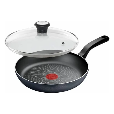 Сковорода Tefal So'' Light 26 см, алюміній, бакеліт, скло, чорний (H0560542_SET)