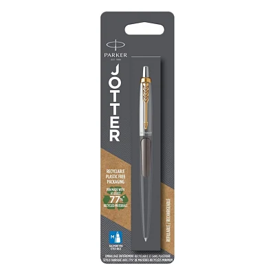 Ручка кулькова Parker JOTTER 17 Grey Lacquer GT BP блістер (14 236)