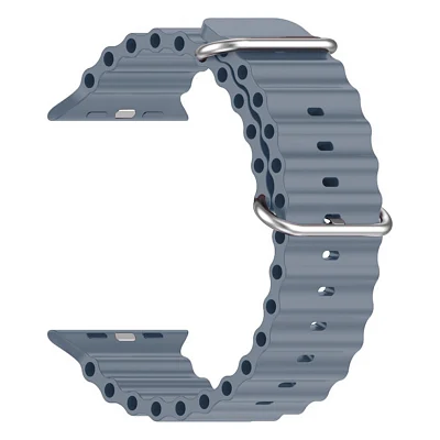 Ремінець до смарт-годинника Armorstandart Ocean Band для Apple Watch 49/46/45/44/42 (Series 1-3) Stone Lotus Blue (ARM74247)