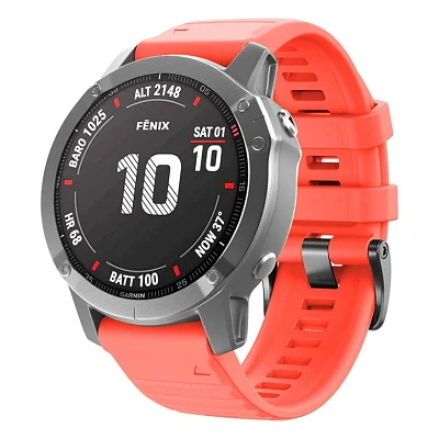 Ремінець до смарт-годинника Armorstandart Silicone для Garmin 20mm Coral Red (ARM87730)