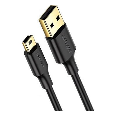 Дата кабель USB 2.0 AM to Mini 5P 0.5m black Ugreen (10354)