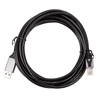 Дата кабель USB AM to RJ45 Ethernet 3.0m CAT6 UTP PowerPlant (CA914999)