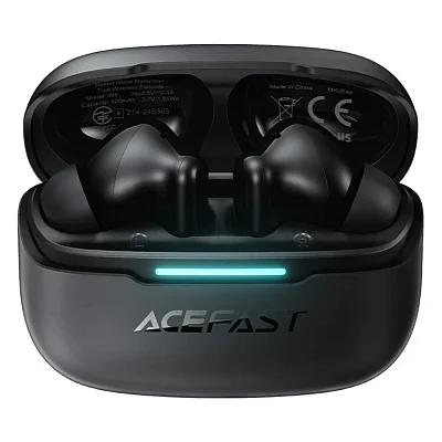 Навушники Acefast W5 hybrid noise reduction Black
