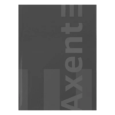 Книга записна Axent A4 One color, 96 аркушів клітинка, сірий (8426-4-A)