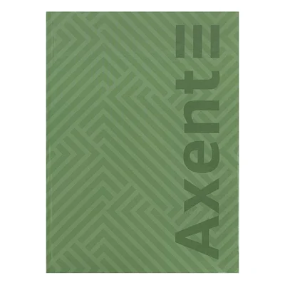 Книга записна Axent A4 Pattern, 96 аркушів клітинка, зелений (8425-1-A)