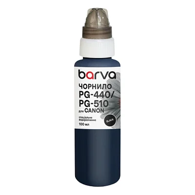 Чорнило Barva Canon PGI-520/PG-440/PG-510 100 мл, special black (C520-296e)