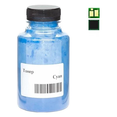 Тонер HP CLJ Pro M454dn/479dw, HP 415A chip 60г Cyan АНК (50000265)