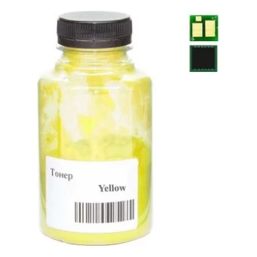 Тонер HP CLJ Pro M454dn/479dw, HP 415A chip 60г Yellow АНК (50000266)