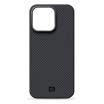Чохол до мобільного телефона Armorstandart BlackIcon Aramid Twill MagCase Apple iPhone 16 Pro Max Black (ARM90152)