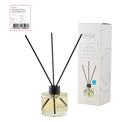 Ароматизатор для автомобіля VITOL Home Sticks Orangettes au Chocolat 130 мл (VHS05)
