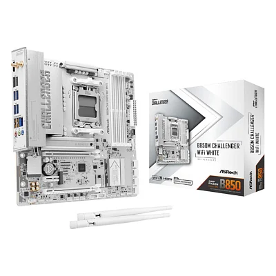 Материнська плата ASRock B850M CHALLENGER WIFI WHITE