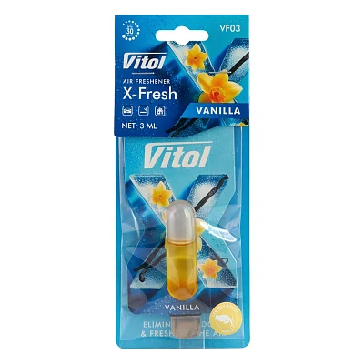 Ароматизатор для автомобіля VITOL X-Fresh Vanilla (VF03)
