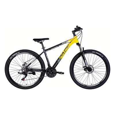Велосипед Space 27.5" PHAETON DD FR рама-17" AL 2026 сіро-жовтий (OPS-SP-27.5-084)