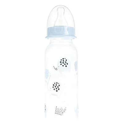 Пляшечка для годування Baby-Nova пластикова Decoration Blue 240 мл (3960065)