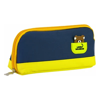 Пенал Cool For School 1 відділення Блакитний (B-8694-dk.blue)