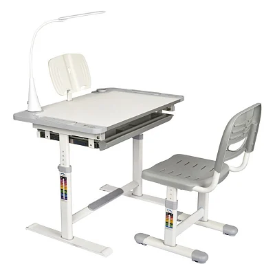 Парта зі стільцем FunDesk Littonia Grey (222529)
