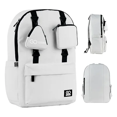 Рюкзак шкільний GoPack Education Teens 178 сірий (GO25-178L-2)