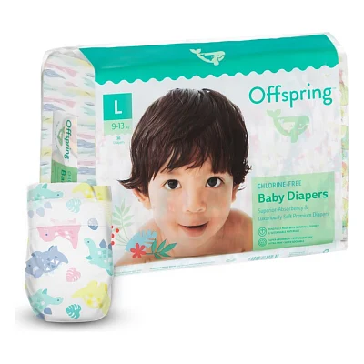 Підгузки Offspring Dinoland Розмір L 9-13 кг 36 шт (DP-OI-FAT-L36P-DNL)