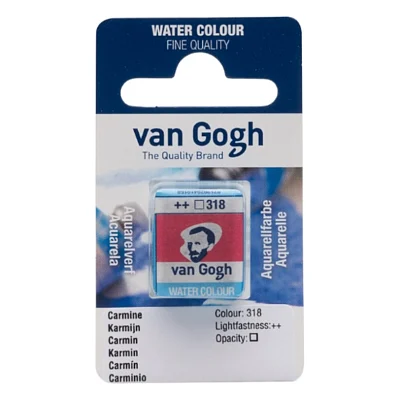 Акварельні фарби Royal Talens Van Gogh (318), Кармін, кювета (8712079419158)