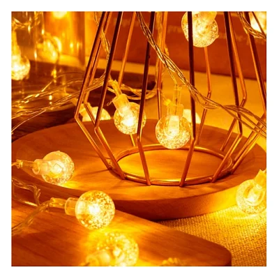Гірлянда Voltronic Кульки прозорі, 80 шт, 10 м., прозора, 220V (GarlBall-10mTr)