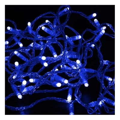Гірлянда Voltronic Діодів Blue 600 LED, 100 м., 8 режимів, прозора (Garl-600LED-100mB)