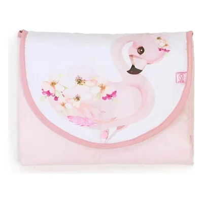 Пеленальний матрацик Верес дорожній Flamingo pink 57х60 см (427.1)